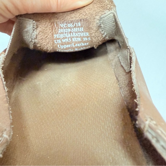 OLUKAI Pehuea Leather Slip-On shoes, women’s 9.5. - Picture 8 of 9